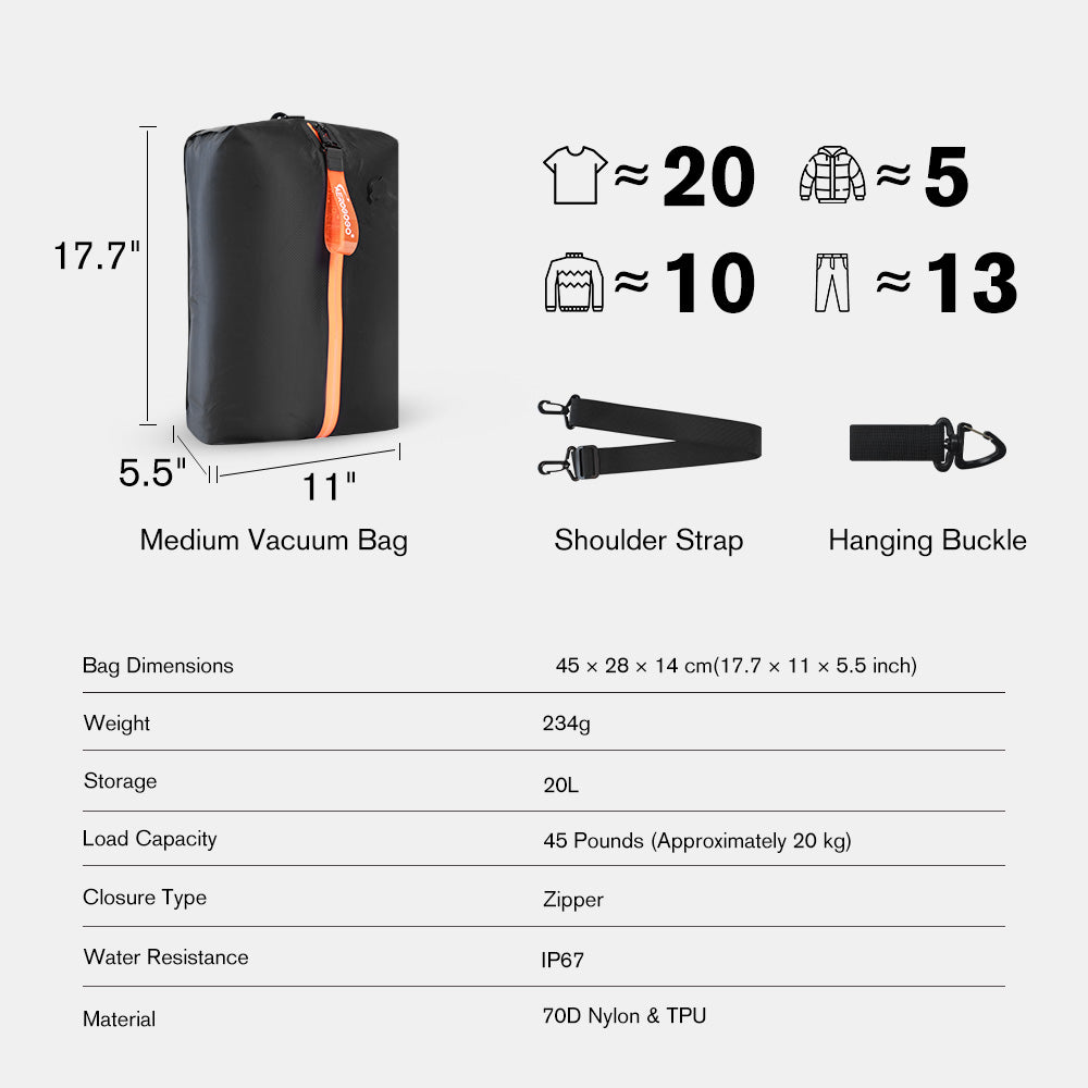Travel Vacuum Bag
