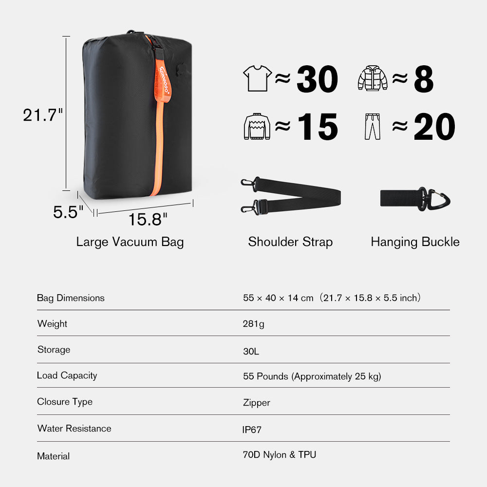Travel Vacuum Bag