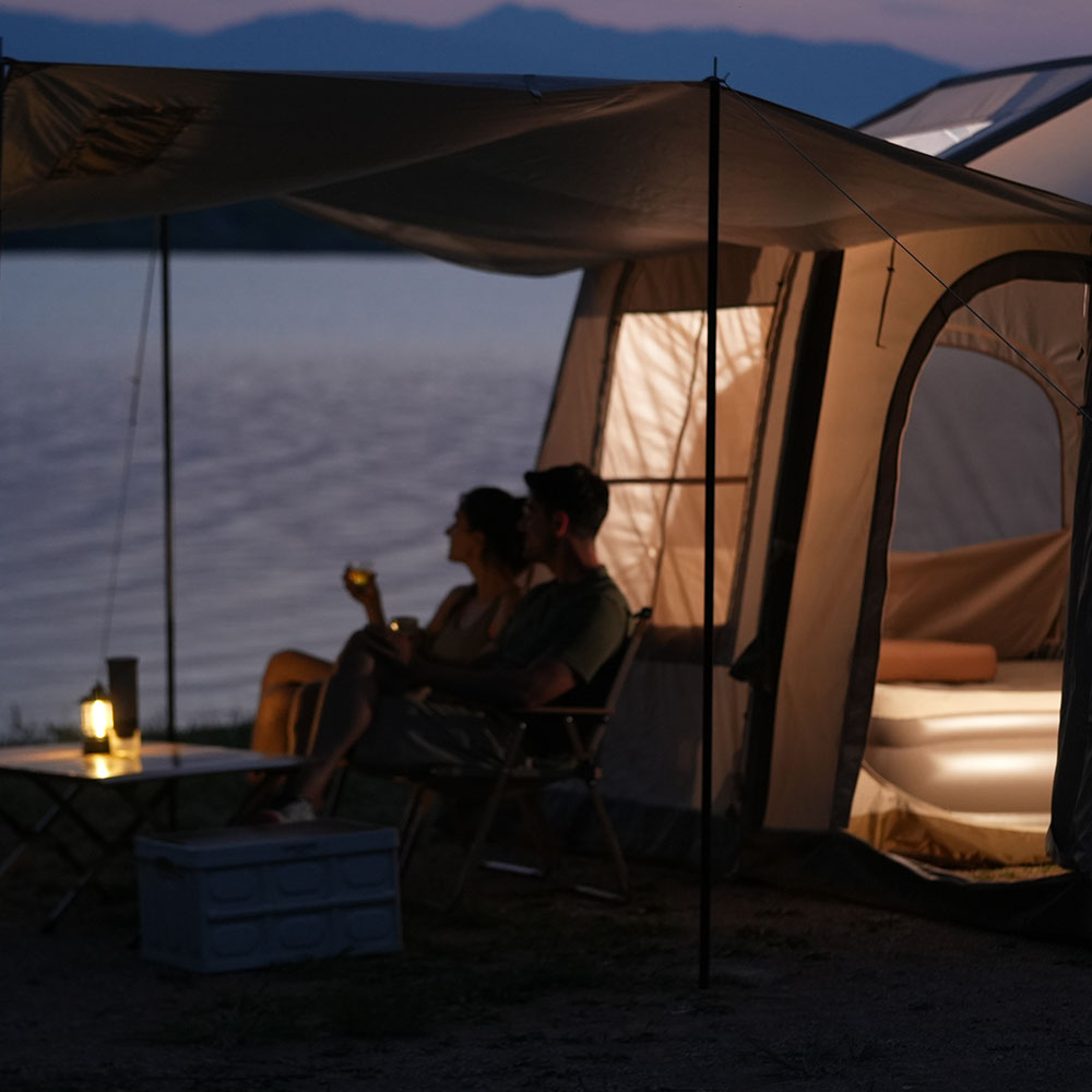 Self-Inflating Glamping Tent