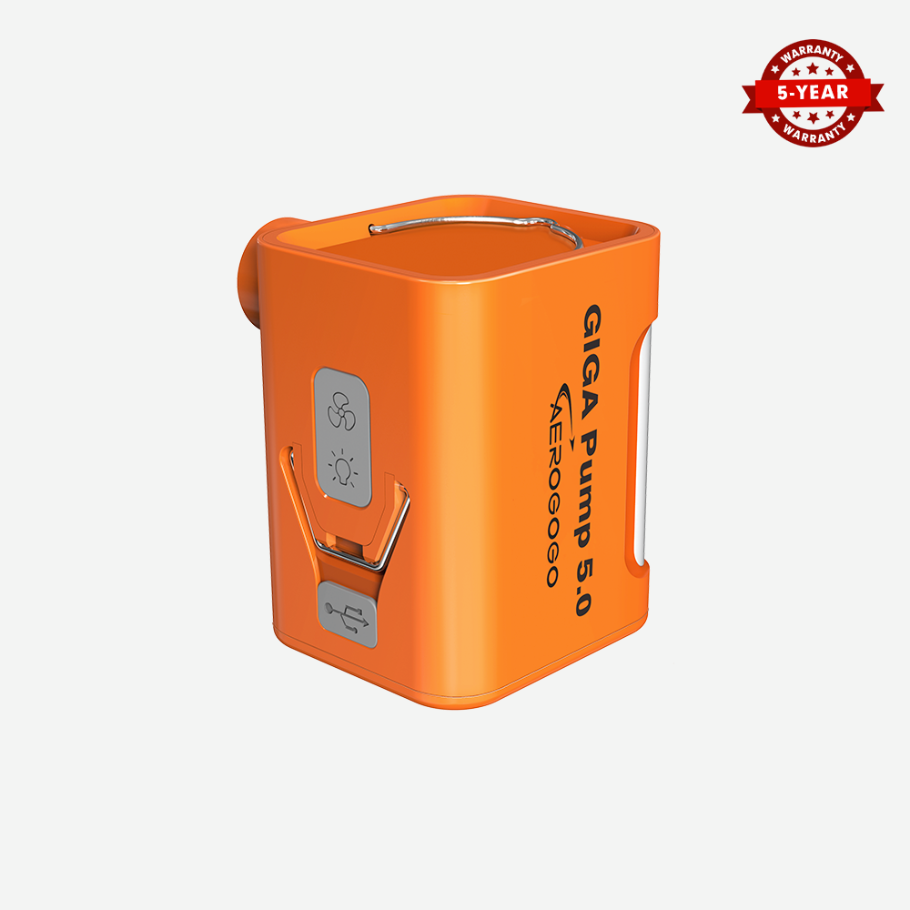 Aerogogo GIGA PUMP Air エアマット ポンプ UL GIGA PUMP 4.0 - Ultimate 3-in-1 Air Pump for Any Adventure