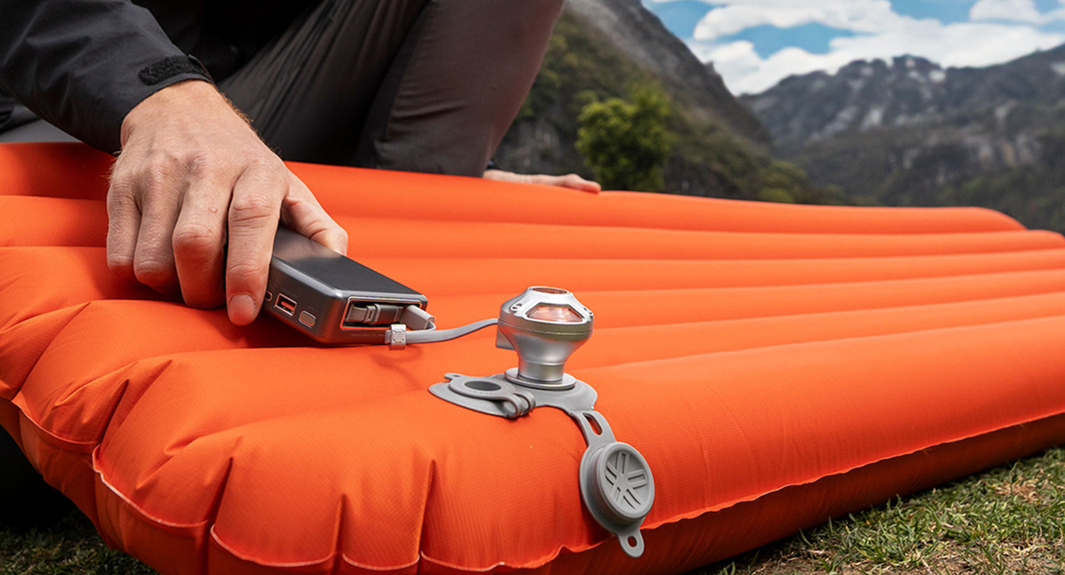 Use GIGA PUMP Air to inflate your mattress