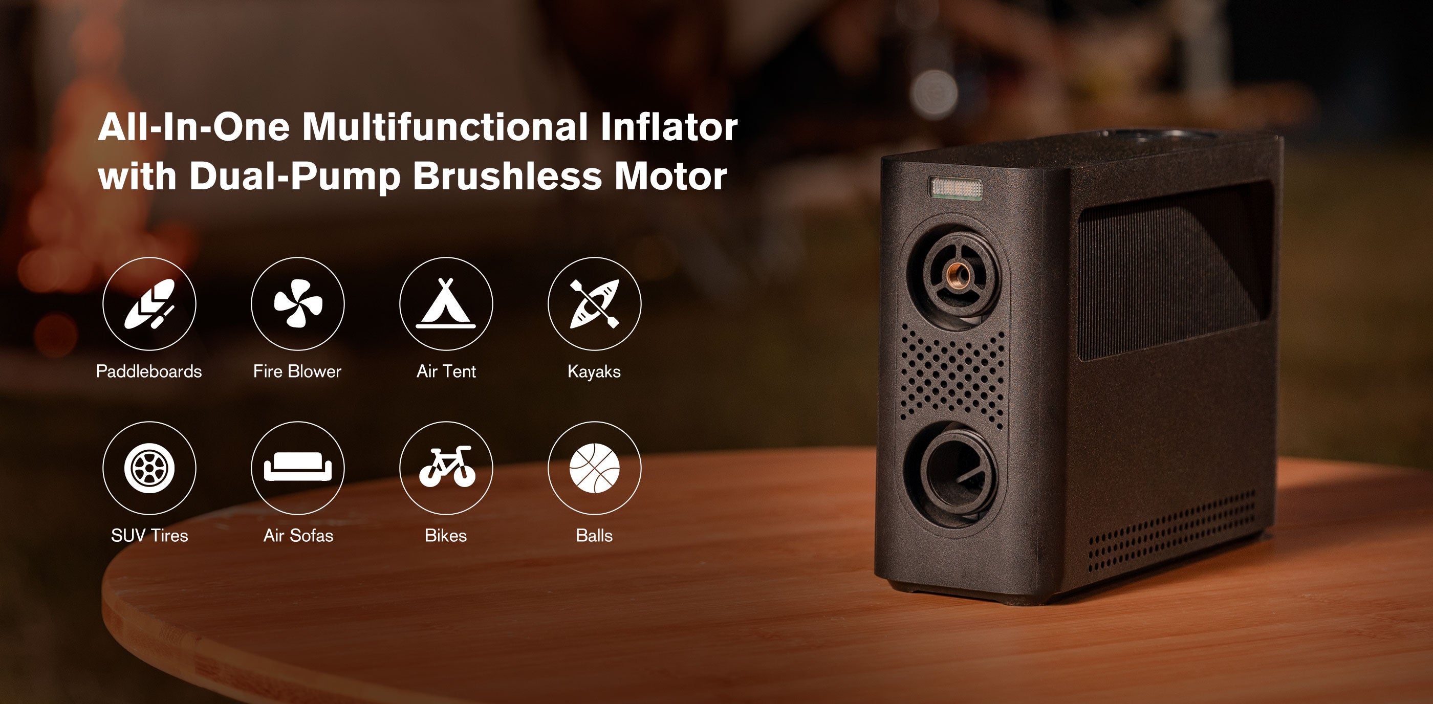 GIGA PUMP Vista: Powerful 150 PSI Brushless Air Compressor | Aerogogo