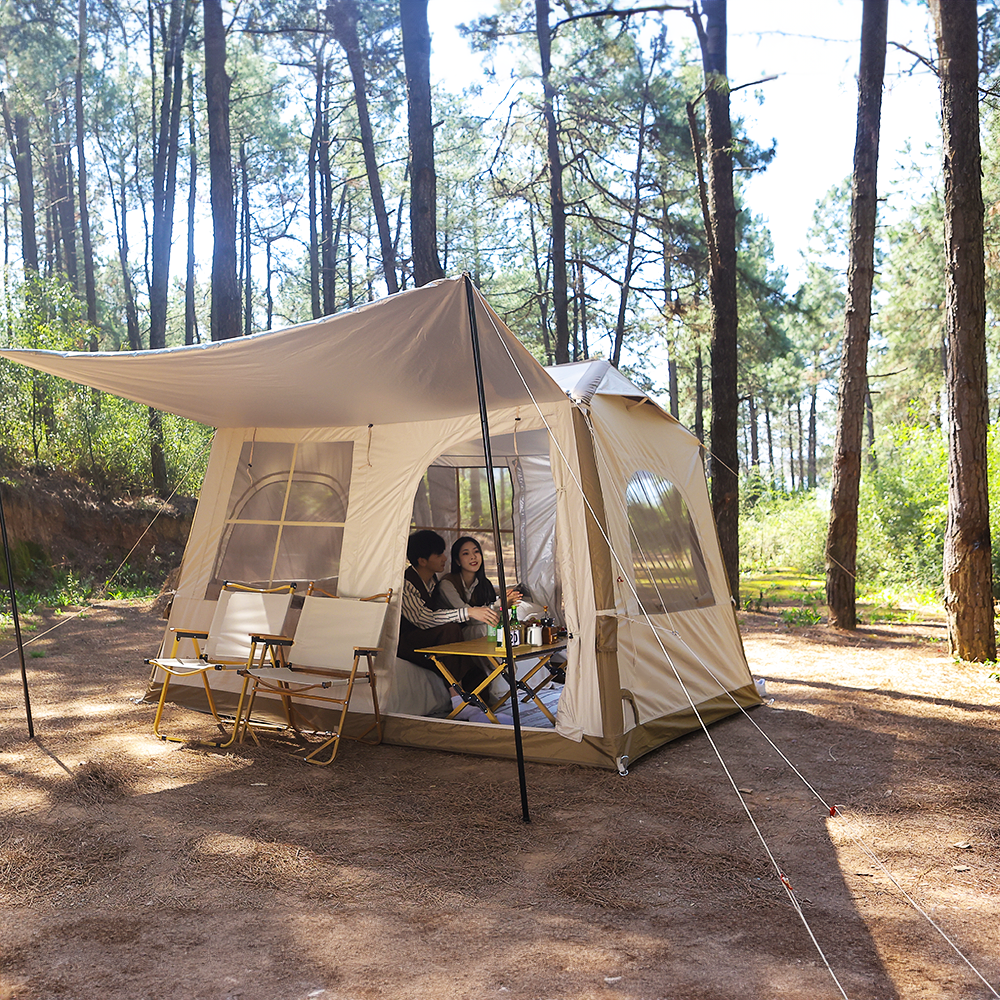 Self-Inflating Glamping Tent