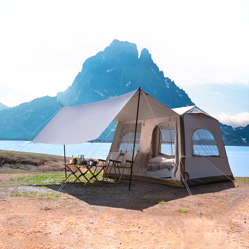 Self inflating tent discount