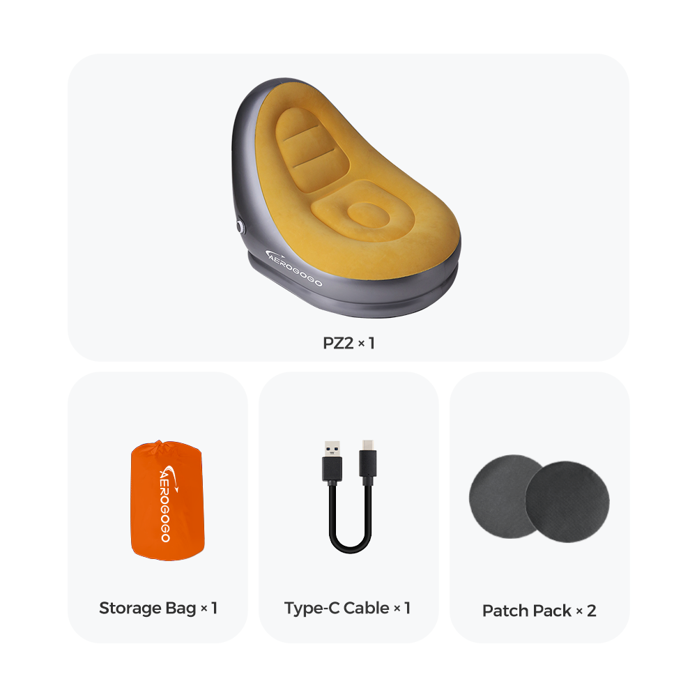 Aerogogo Air Lounge Chair, Lazy Sofa, Self-Inflating Lounger Up to