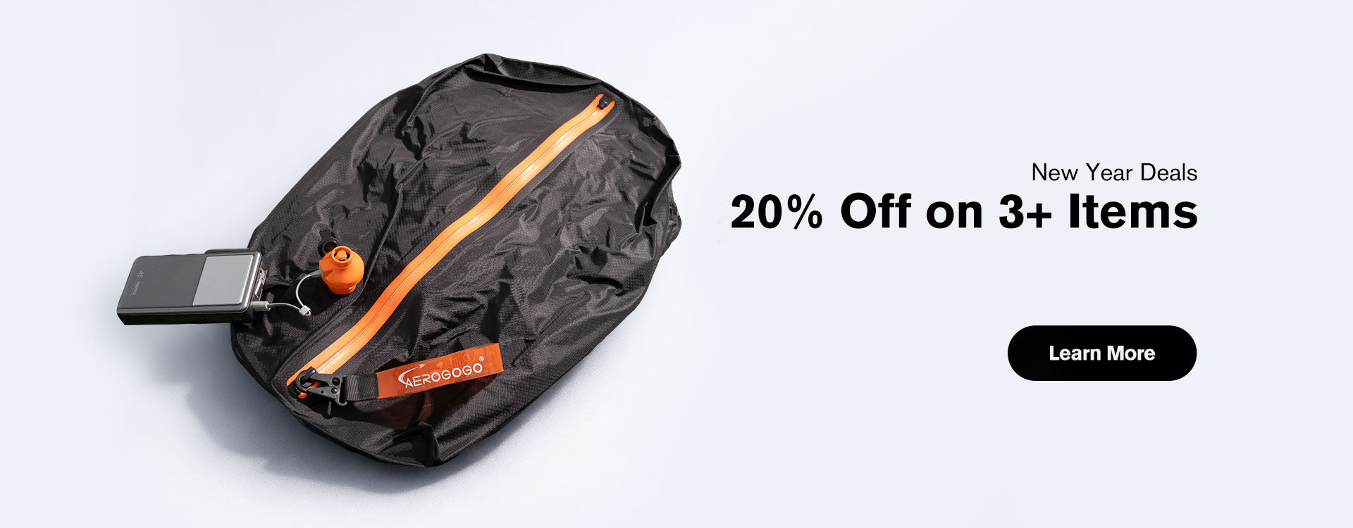 AEROGOGO スリーピングマット ブラック Aerogogo:Camp in comfort with Aerogogo self-inflating gear!